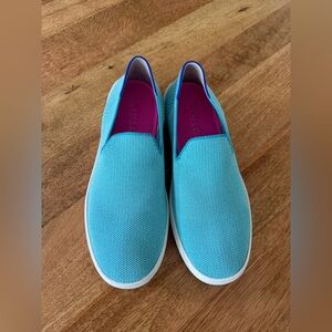 Rothy's Women's Slip-On Sneaker Island Blue Size 8 EUC